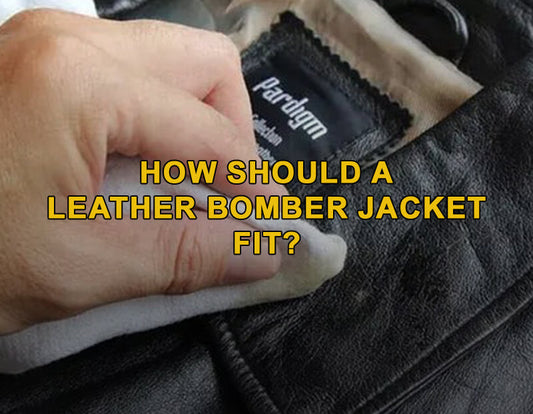 How Should a Leather Bomber Jacket Fit?
