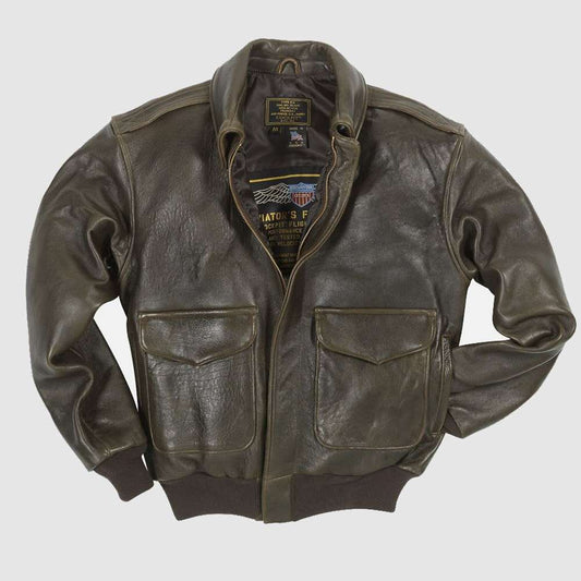 100 Mission A-2 Pilot's Leather Jacket 100 Mission A-2 Pilot's Leather Jacket