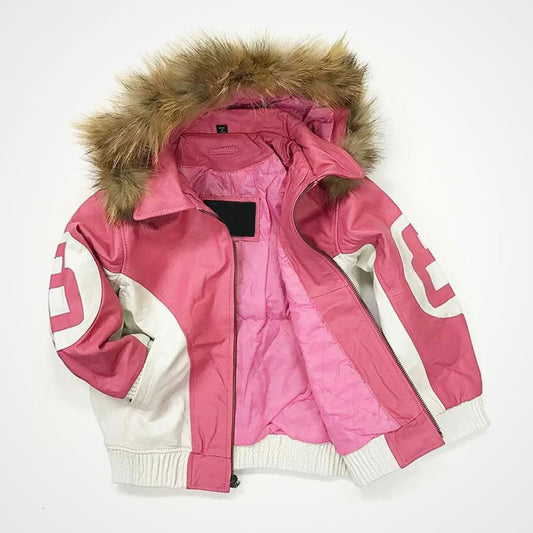 8 ball pink jacket