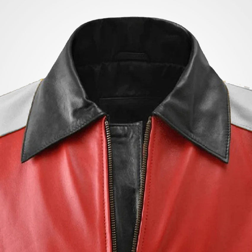 8 Ball Pool David Puddy Bomber Leather Jacket
