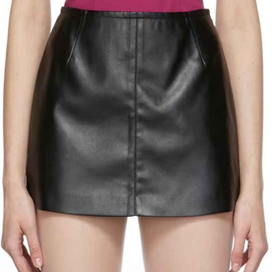 Black Mini Leather Skirt Black Mini Leather Skirt