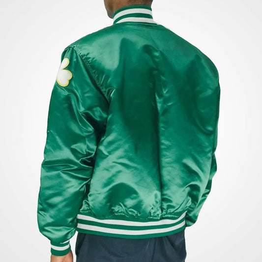 Classic Boston Celtics Bomber Starter Jacket