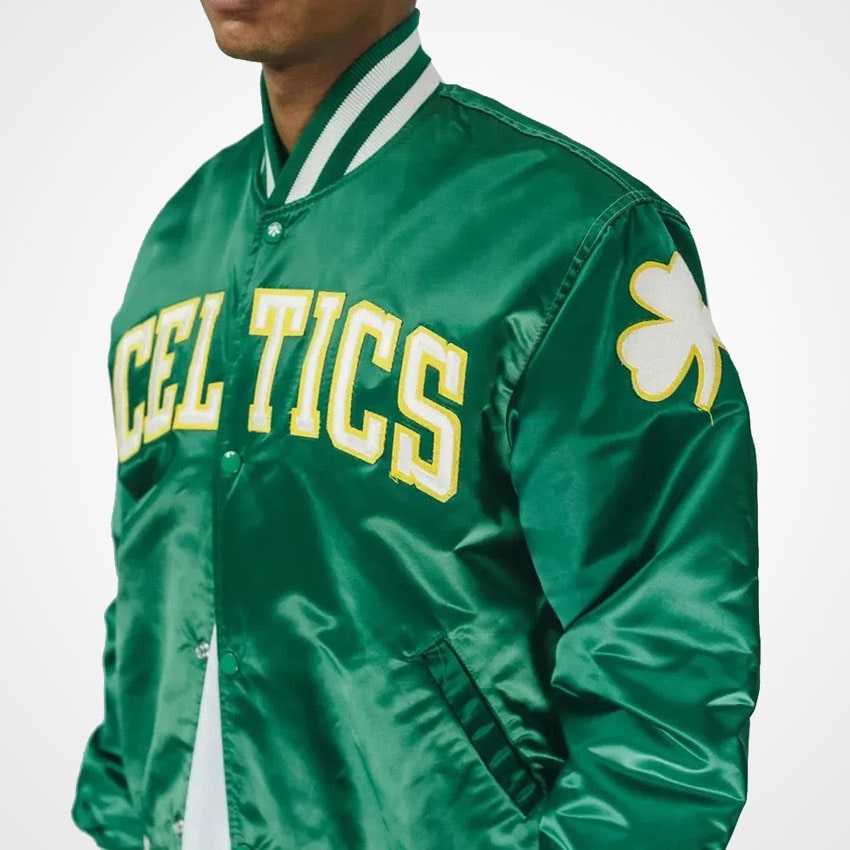 Classic Boston Celtics Bomber Starter Jacket