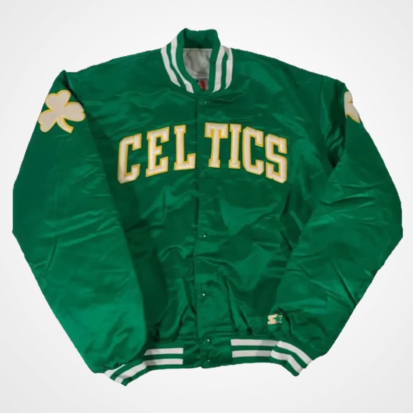 Classic Boston Celtics Bomber Starter Jacket