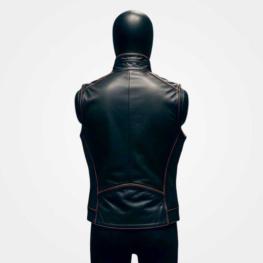 Handmade cyberpunk cosplay vest featuring futuristic armor design by Jackets Kingdom