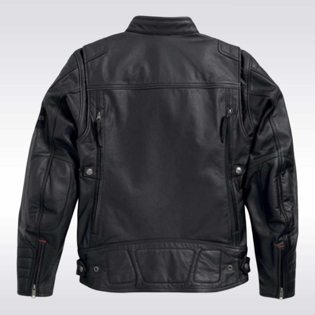 Harley Davidson Mens Exmoor Reflective Wing Leather Jacket