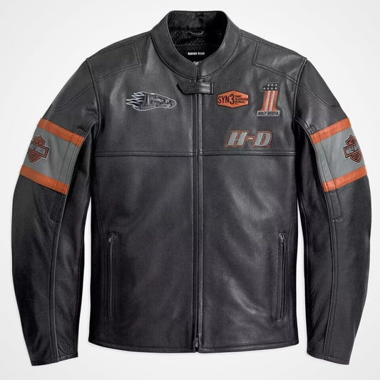 Harley Davidson Screaming Eagle Leather Biker Jacket Harley Davidson Screaming Eagle Leather Biker Jacket