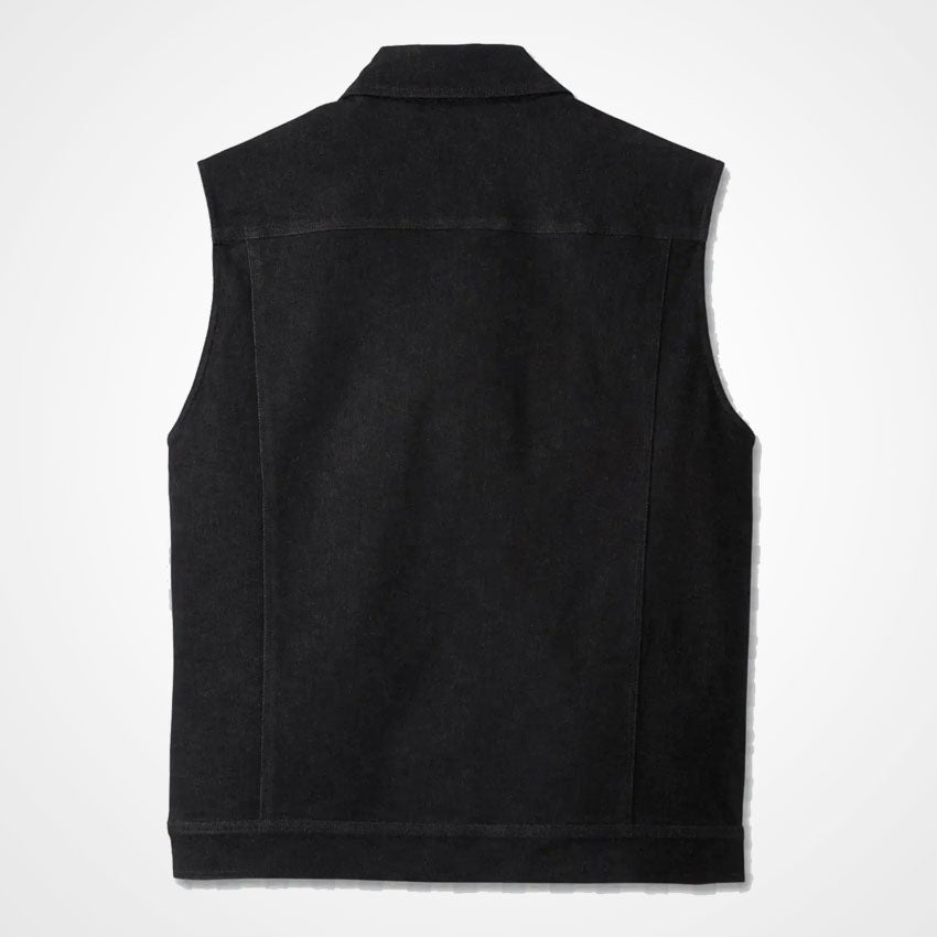 Harley Davidson Whiplash Black Denim Vest