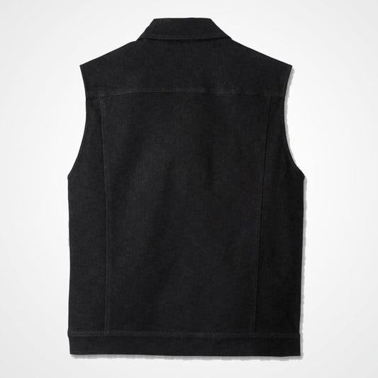 Harley Davidson Whiplash Black Denim Vest