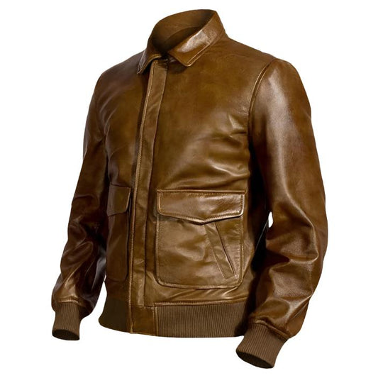 Men Traditional Brown Leather Jacket Men Traditional Brown Leather Jacket