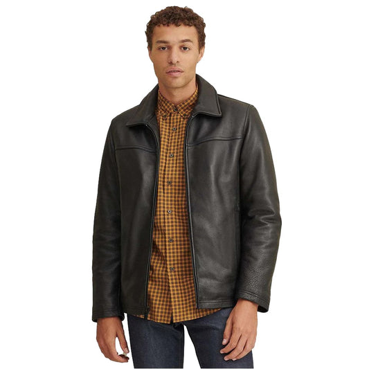 Black Leather Jacket for Men