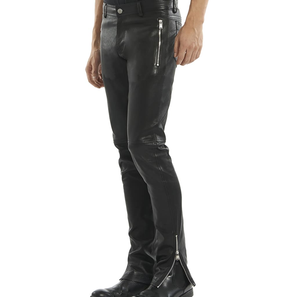 Leather Biker Pant for Men