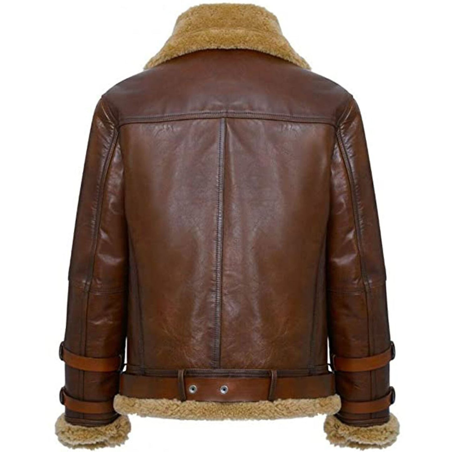 Shop Men's Airforce Brown RAF B3 Aviator Leather Jacket Online