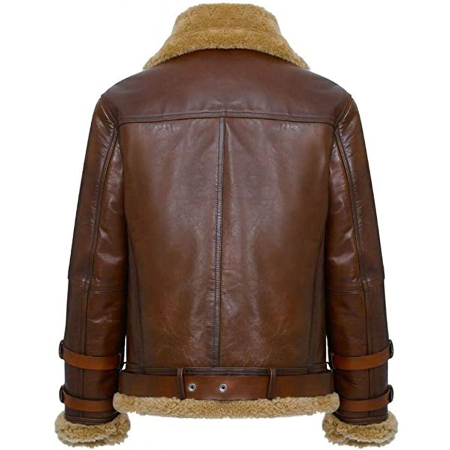 Shop Men's Airforce Brown RAF B3 Aviator Leather Jacket Online