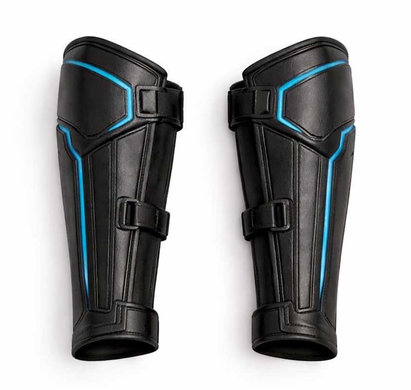 Mens Black Leather Cyberpunk Tactical Vest