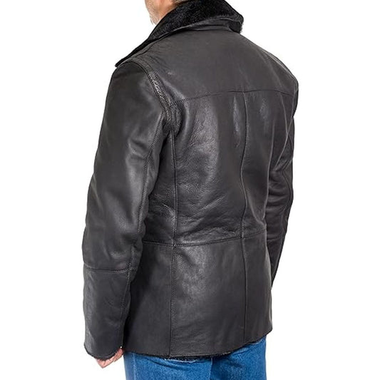 Double Breasted Sheepskin Coat