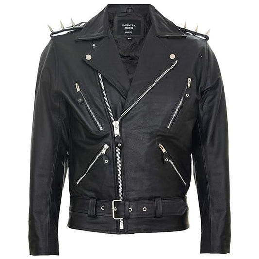 Men's Fringe Leather Motorcycle Jacket Fringe Leather Motorcycle Jacket