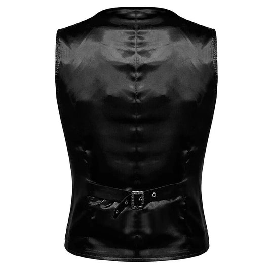 Black Steampunk Waistcoat