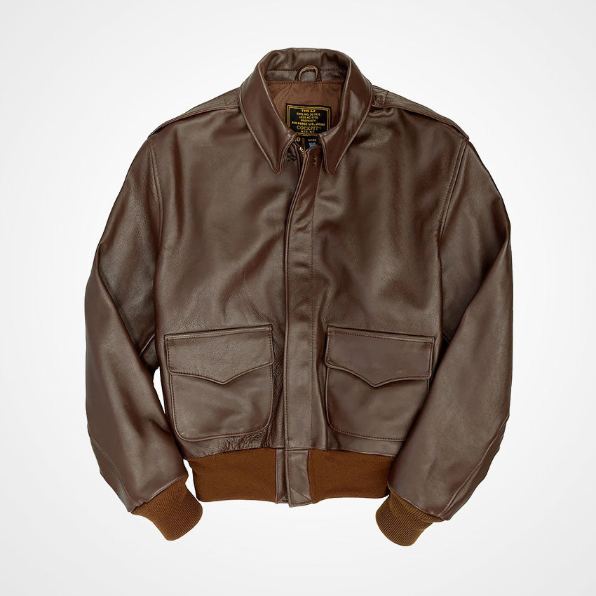 A2 WW2 Flight Leather Jacket