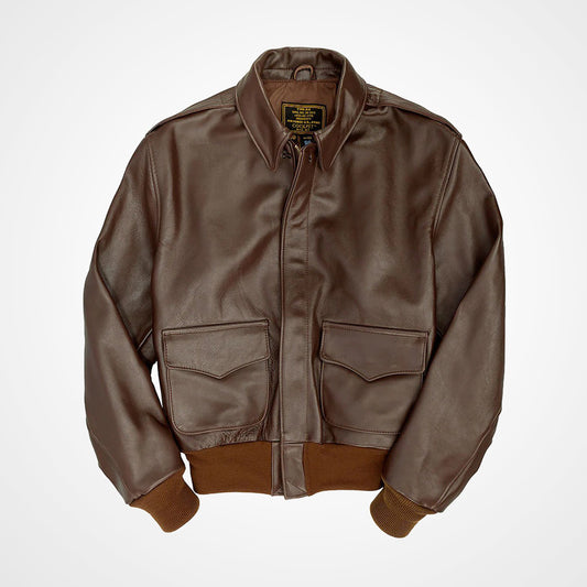 A2 WW2 Flight Leather Jacket A2 WW2 Flight Leather Jacket