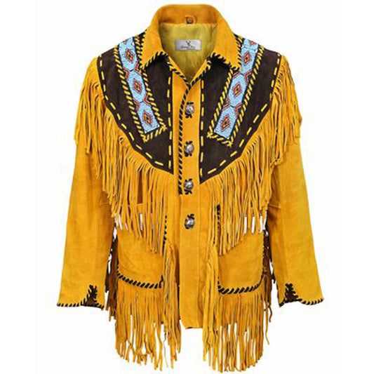 Authentic Men's Native American Western Jacket Authentic Men's Native American Western Jacket