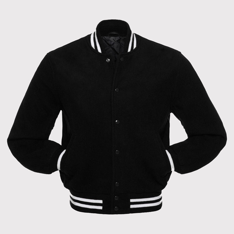 Black Fleece Varsity Jacket