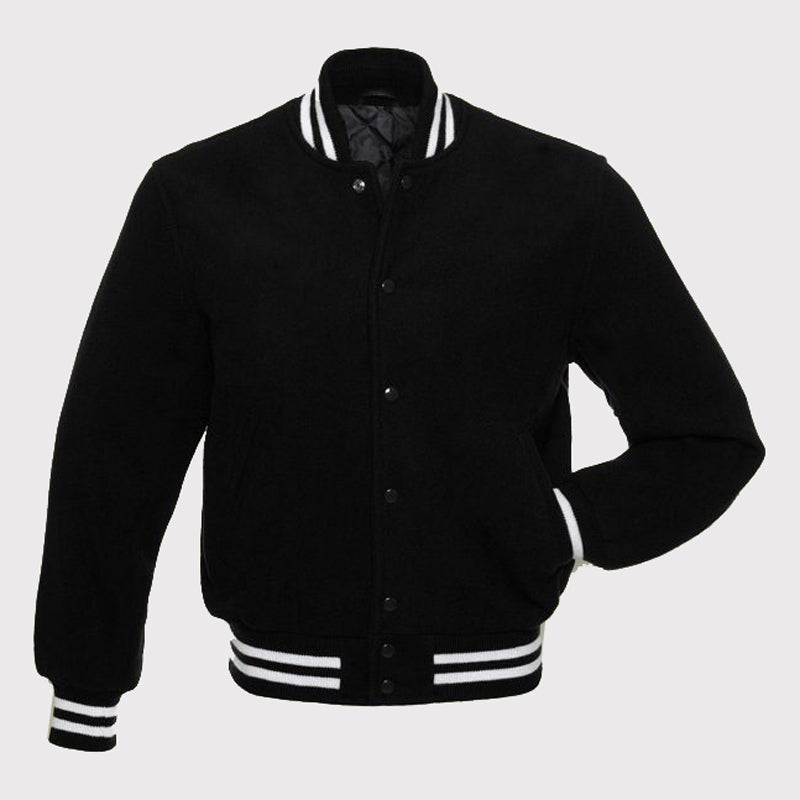 Black Fleece Varsity Jacket