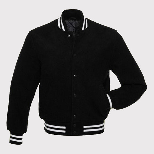 Black Fleece Varsity Jacket Black Fleece Varsity Jacket
