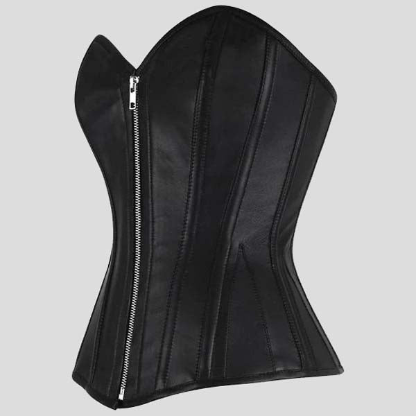 Black Sheep Napa Leather Overbust Corset