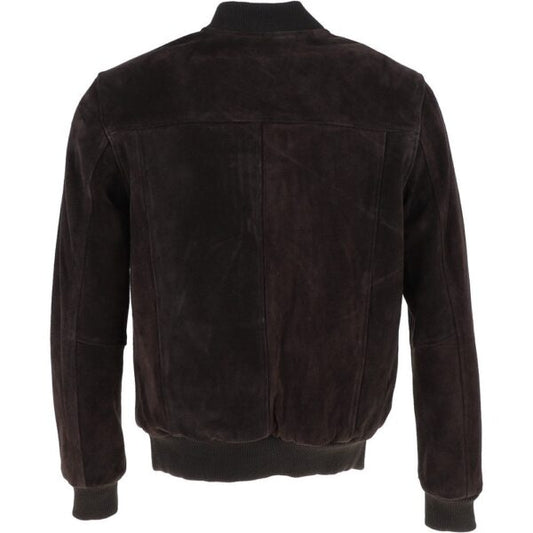 BlackShadow Suede Bomber Jacket Men's