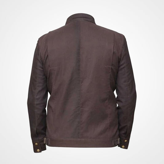 Cassian Andor Brown Suede Leather Jacket