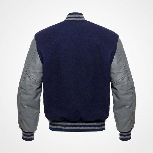 Dark Blue Varsity Jacket