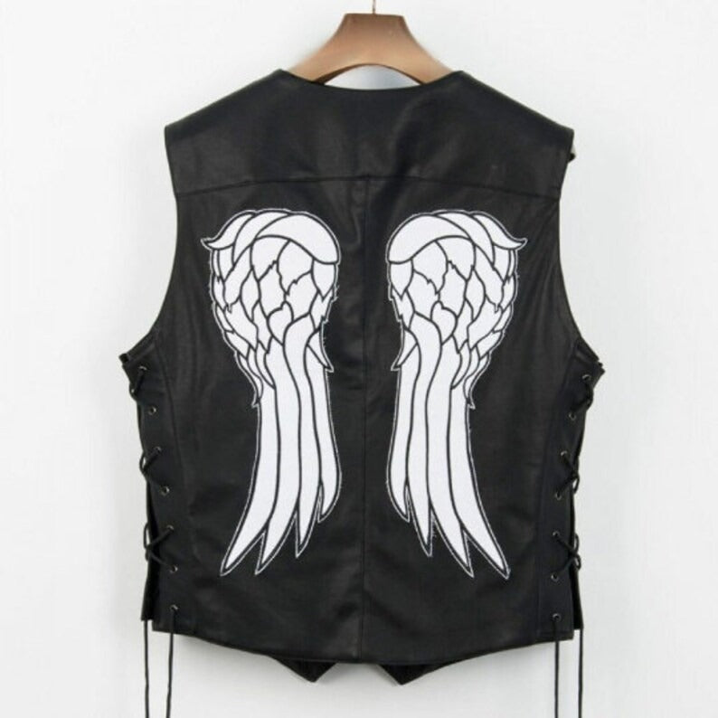 Daryl Dixon Leather Vest - Walking Dead