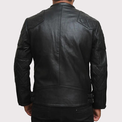 David Beckham Inspired Genuine Leather Jacket for Men