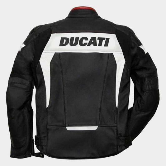 Experience Premium Protection with the Ducati Corse C6 Leather Motorcycle Jacket