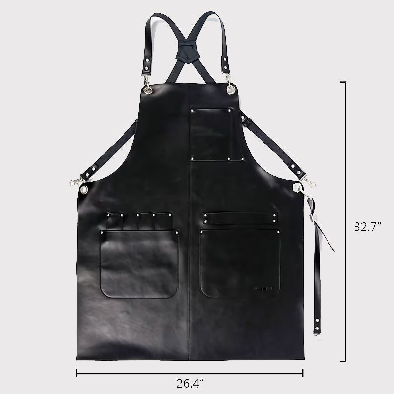 Handmade Leather Apron for Men - Personalized Craftsmanship