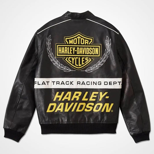 harley davidson xr750 racing jacket back