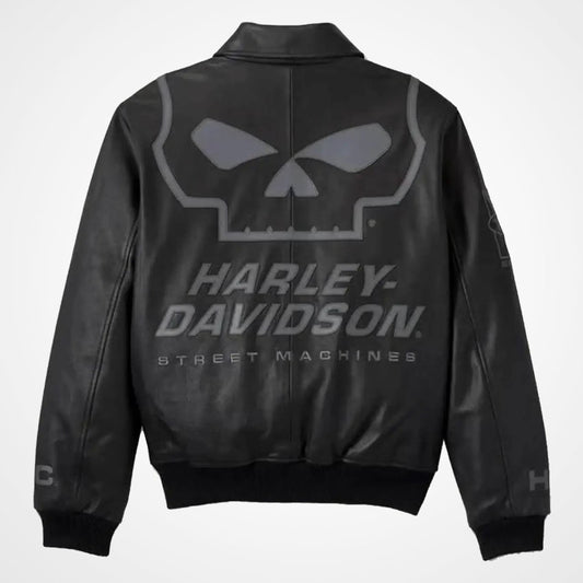 Harley Willie G Skull Master Leather Jacket