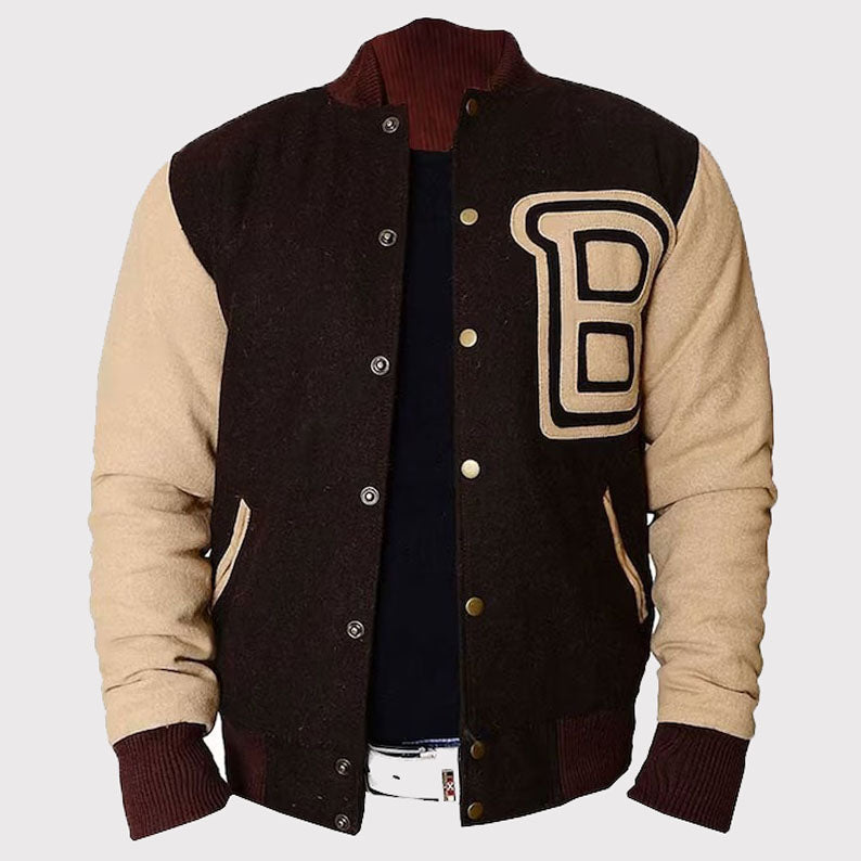 Hotline Miami Men's Wool Bomber Varsity Jacket