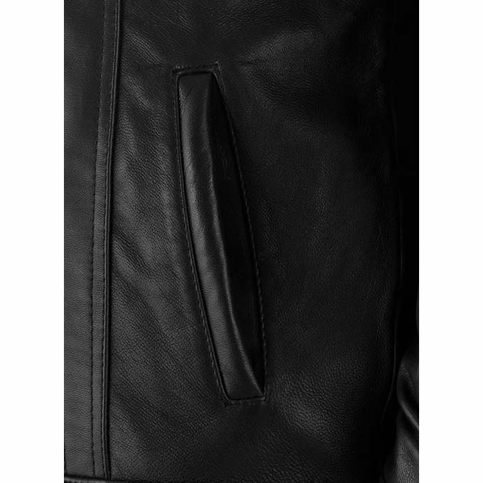 Leather Sherpa Jacket