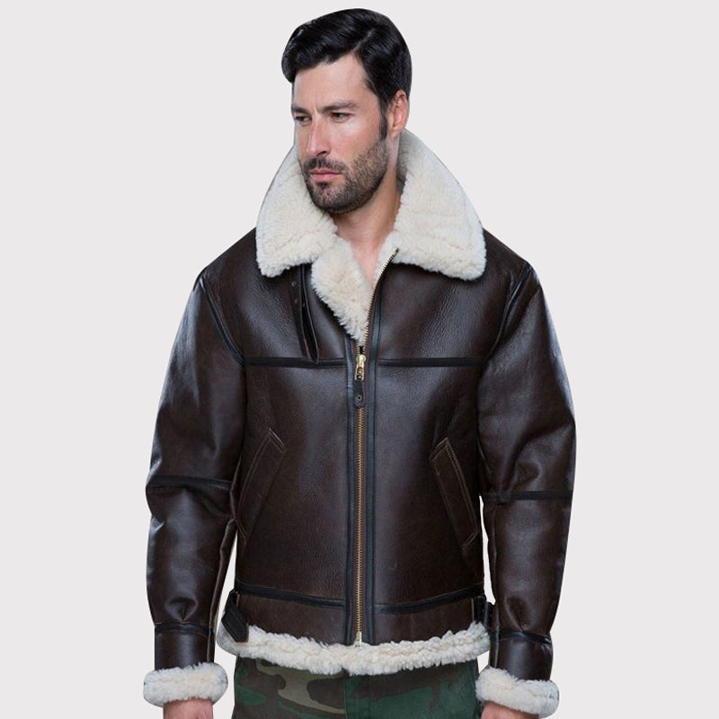 Men's B3 Shearling Bomber Jacket - B3 Shearling Jacket