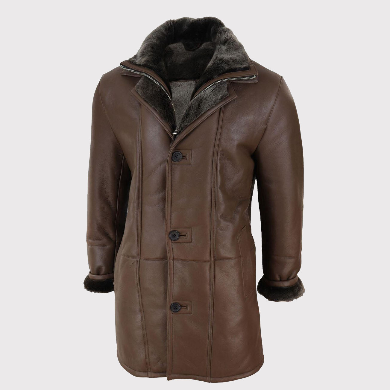 Sheepskin Duffle Coat