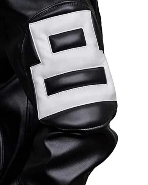 Men’s 8 Ball Bomber Leather Jacket