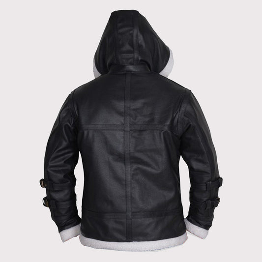Men's B3 Bomber Shearling Hoodie Jacket