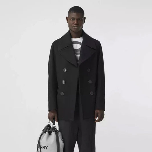 Men's Black Fleece Peacoat Men's Black Fleece Peacoat