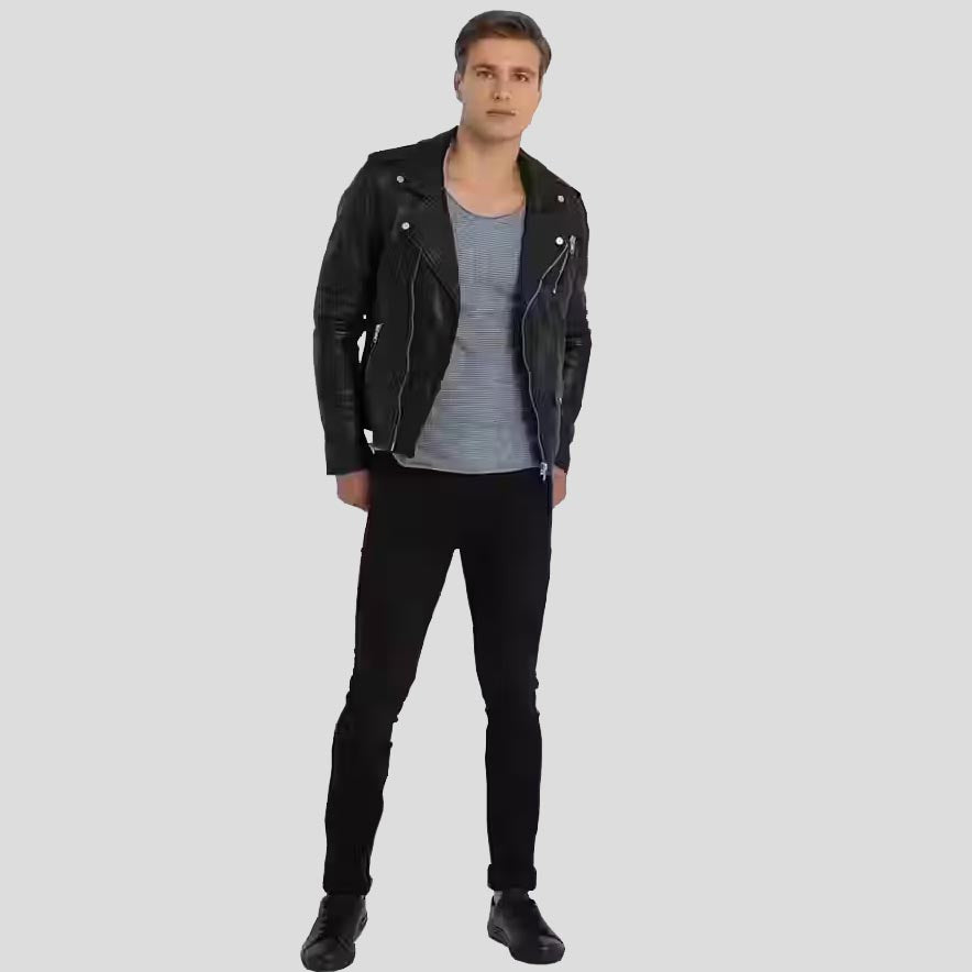 Men's Black Perfecto Biker Jacket