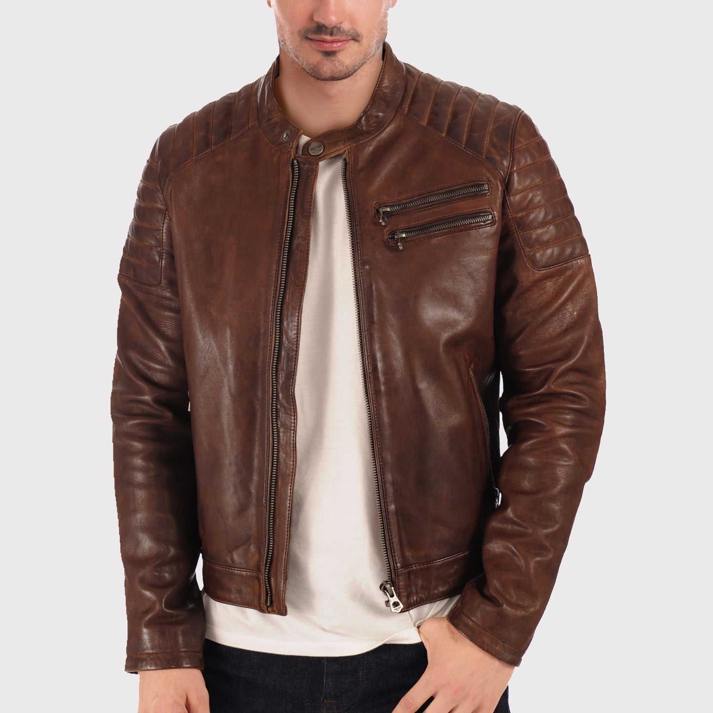 Leather Biker Jacket
