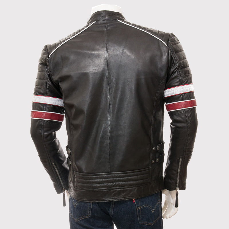 Men's Classic Racing Leather Jacket