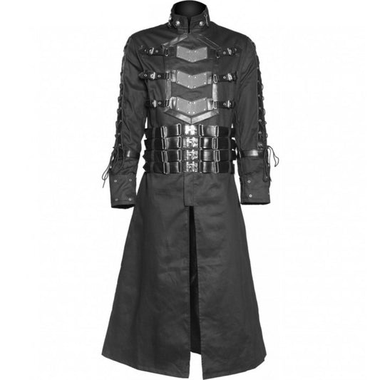 Men's Hellraiser Dark Goth Coat Men's Hellraiser Dark Goth Coat