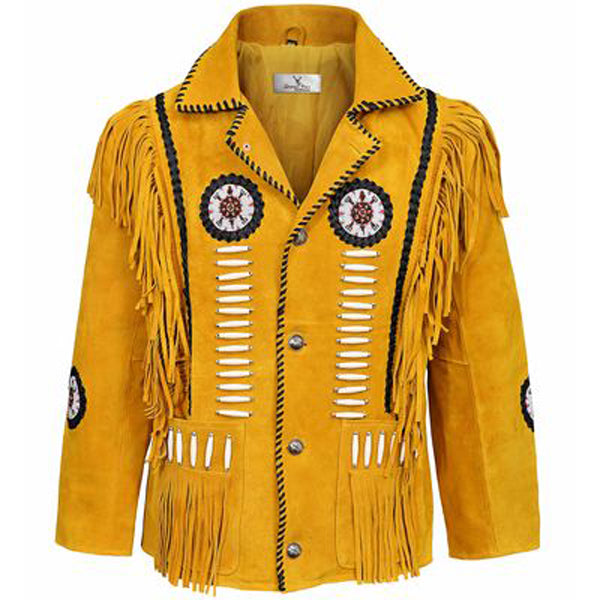 Men's Indian Western Leather Rider Jacket